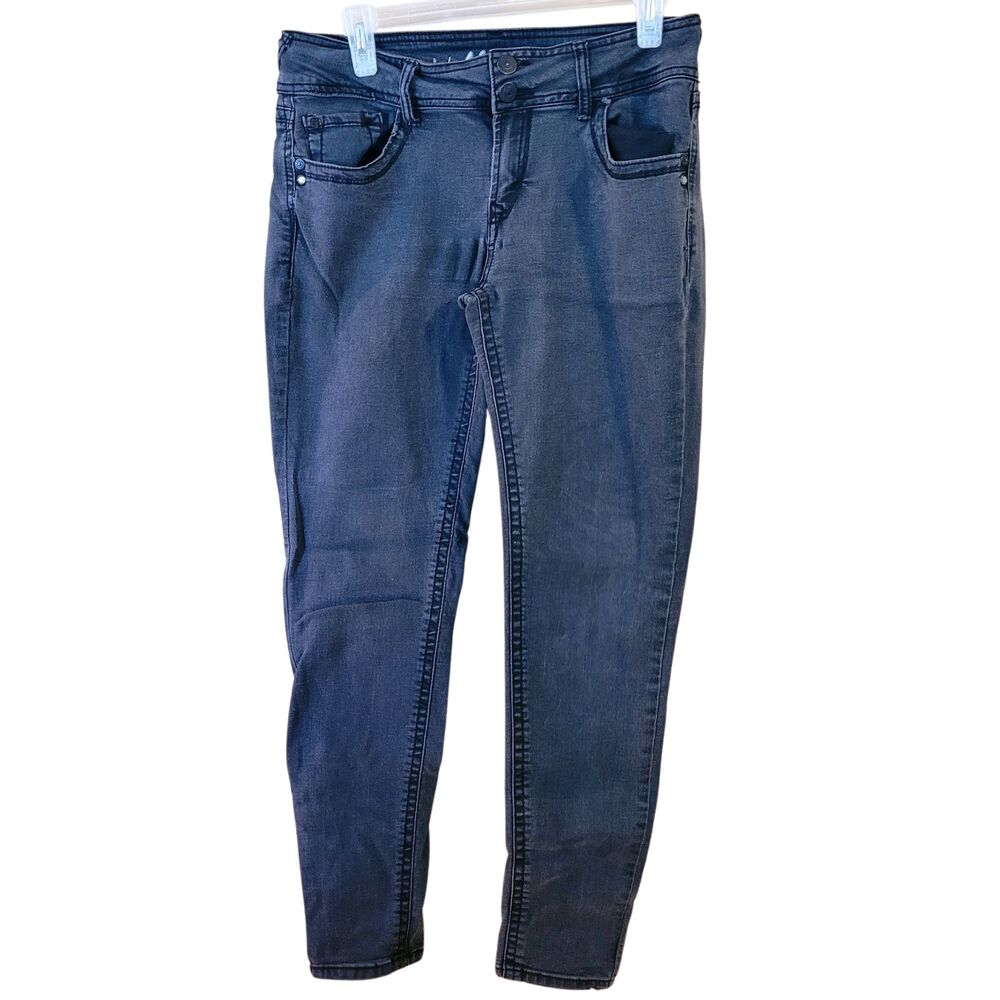 Wallflower Jr Size 11 Skinny Jeans Black Waist 29.5" InstaSoft® Ultra Fit